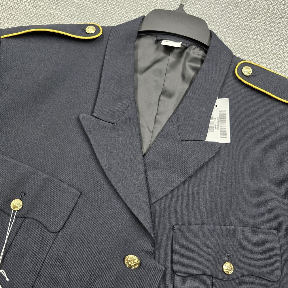 Bremen-Bowdon Blazer Mens 52L Blue Army Dress Uniform Coat Jacket Classic NWT